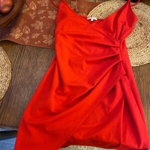 Charlotte Russe Vibrant Red Mini Dress